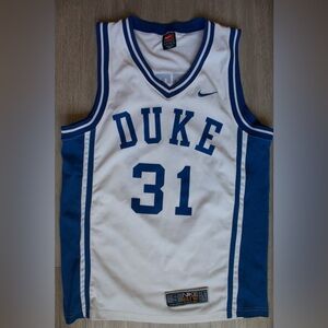 Vintage Nike Elite Duke Blue Devils 31 Battier Basketball Jersey Mens S